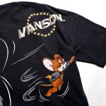 画像12: vanson  (バンソン） tom&jerry コラボ  プリント 刺繍  Tシャツ  TJV-2225 ベア天竺 (12)