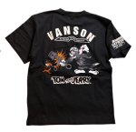 画像2: vanson  (バンソン） tom&jerry コラボ 刺繍  Tシャツ  TJV-2229 (2)
