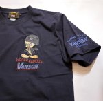 画像4: vanson  (バンソン） / トゥィーティー コラボ Tシャツ  刺繍 LTV-2213 (4)