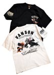 画像1: vanson  (バンソン） tom&jerry コラボ 刺繍  Tシャツ  TJV-2229 (1)