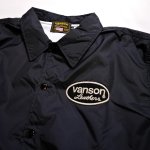 画像4: vanson （バンソン）コーチジャケット（ナイロン） NVSL-2207 ブラック (4)