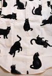 画像6: 黒猫  手書き風プリント  長袖シャツ  日本製 (6)
