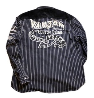⭐︎⭐︎⭐︎vanson felix コラボ　長袖ワークシャツ VANSON VANSON/バンソン×/FELIX/フィリックス コラボ 長袖シャツ