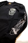 画像6: VANSON (バンソン） メキシカンスカル 刺繍 プリント 長袖Tシャツ NVLT-2304 (6)