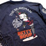 画像5: THE BRAVEMAN / BETTY BOOP コラボ   ベティー 刺繍 長袖Tシャツ BBB-2302 (5)