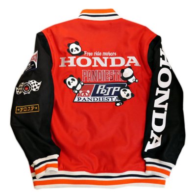 画像2: Honda Pandiesta HRC TEAM コラボ スタジアムジャンパー  592505 ブラック