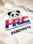 画像6: Honda Pandiesta コラボ HRC WING フルジップジャージ  592504 ホワイト (6)