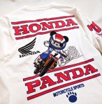 画像5: Honda Pandiesta コラボ   DARTTRACK RACE ロンT  592503 ホワイト (5)