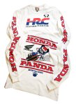 画像1: Honda Pandiesta コラボ   DARTTRACK RACE ロンT  592503 ホワイト (1)