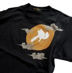 画像5: 今昔 ( KON-JAKU )   [ 赤鬼青鬼 ]  プリント 刺繍 Tシャツ　KJ-26011 (5)