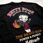 画像12: THE BRAVEMAN / BETTY BOOP コラボ   ベティー 刺繍  六分袖Tシャツ BBB-2311 (12)