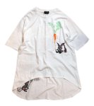 画像2: 黒兎華 -Kurotoka-  菟の大好物 ロングTシャツ AL-759030  ホワイト (2)