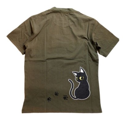 画像1: LIN (リン） Lamy and Earl  振り向きラミ 刺繍 Tシャツ AL-75049