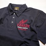 画像9: VANSON (バンソン）刺繍  半袖ポロ NVPS-2305 (9)