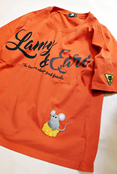 画像1: LIN (リン） Lamy and Earl  何かが気になるラミのラグランTシャツ AL-75064 