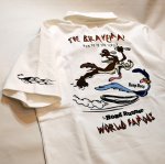 画像3: THE BRAVEMAN / ルーニーチューンズ コラボ  刺繍 プリント   LTB-2305  ホワイト (3)