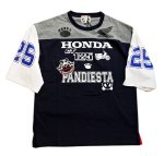 画像6: Honda Pandiesta コラボ   [ CT125 HUNTER Cub ] フットボールTシャツ プリント  刺繍  523501（五分袖） (6)