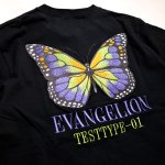 画像4: EVANGELION / GALLIS ADDICTION コラボTシャツ (ビックシルエット）523219 ブラック (4)