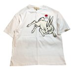 画像1: 喜人 KIJIN   ウサギとカメのビッグ Tシャツ  KJ-32007 (1)