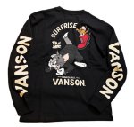 画像7:   VANSON (バンソン）tom&jerry コラボ  刺繍 長袖Tシャツ  TJV-2331 (7)