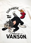 画像5:   VANSON (バンソン）tom&jerry コラボ  刺繍 長袖Tシャツ  TJV-2331 (5)