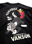 画像9:   VANSON (バンソン）tom&jerry コラボ  刺繍 長袖Tシャツ  TJV-2331 (9)