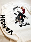画像6:   VANSON (バンソン）tom&jerry コラボ  刺繍 長袖Tシャツ  TJV-2331 (6)