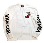 画像2:   VANSON (バンソン）tom&jerry コラボ  刺繍 長袖Tシャツ  TJV-2331 (2)