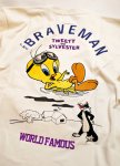 画像8: THE BRAVEMAN / トゥィーティー シルベスター コラボ 長袖Tシャツ 刺繍 LTB-2316 (8)