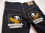 画像3: Honda / Pandiesta コラボ  サガラ刺繍 デニムパンツ  533512 インディゴ ワンウォッシュ (3)