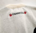 画像5: Pandiesta Japan （パンディエスタ)  [ PANDIESTAロゴ ]  ジャガード クルーニット 533201 オフホワイト (5)