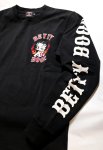 画像6: THE BRAVEMAN / BETTY BOOP コラボ   ベティー 刺繍 長袖Tシャツ BBB-2403 (6)