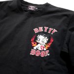 画像4: THE BRAVEMAN / BETTY BOOP コラボ   ベティー 刺繍 長袖Tシャツ BBB-2403 (4)