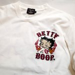 画像10: THE BRAVEMAN / BETTY BOOP コラボ   ベティー 刺繍 長袖Tシャツ BBB-2403 (10)