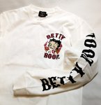 画像11: THE BRAVEMAN / BETTY BOOP コラボ   ベティー 刺繍 長袖Tシャツ BBB-2403 (11)