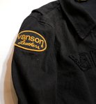 画像6: vanson （バンソン） デニムライダース  アップリケ ワッペン  ブラック（ビンテージ加工） NVSZ- 2404 (6)