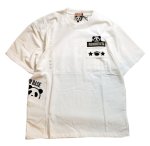画像2: PANDIESTA JAPAN (パンディエスタ） [ 熊猫エアベース ] Tシャツ プリント  刺繍  554855 ホワイト (2)