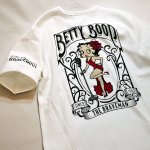画像3: THE BRAVEMAN / Bettyboop コラボ テレコ Vネック  Tシャツ 刺繍 プリント  BBB-2421 ホワイト (3)