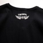 画像5: vanson  (バンソン） テレコ Vネック  Tシャツ  NVST-2409 (5)