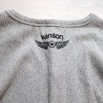 画像9: vanson  (バンソン） テレコ Vネック  Tシャツ  NVST-2409 (9)