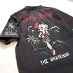 画像8: THE BRAVEMAN / Bettyboop コラボ  ハワイアンベティー刺繍  プリント Tシャツ  BBB-2415 (8)
