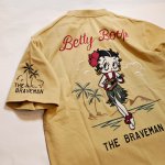 画像4: THE BRAVEMAN / Bettyboop コラボ  ハワイアンベティー刺繍  プリント Tシャツ  BBB-2415 (4)