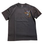 画像2: vanson  (バンソン） / ROAD RUNNER Tシャツ  刺繍 LTV-2409 炭黒 (2)
