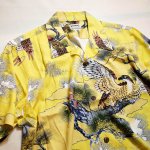 画像5:  HOUSTON (ヒューストン） ALOHA SHIRT ( 鷹  )  41108 イエロー (5)