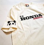 画像4: Honda / Pandiesta コラボ   WINGサガラ刺繍  Tシャツ 554505 アイボリー (4)