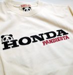 画像6: Honda / Pandiesta コラボ   WINGサガラ刺繍  Tシャツ 554505 アイボリー (6)