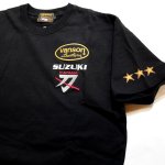 画像4: vanson  (バンソン）SUZUKIコラボ  [ GSX100R 刀 ] Tシャツ SUV-2402 ブラック (4)