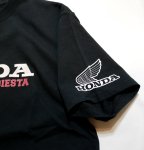 画像6: Honda / Pandiesta コラボ   WINGサガラ刺繍  Tシャツ 554505 ブラック (6)