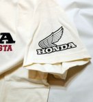 画像7: Honda / Pandiesta コラボ   WINGサガラ刺繍  Tシャツ 554505 アイボリー (7)