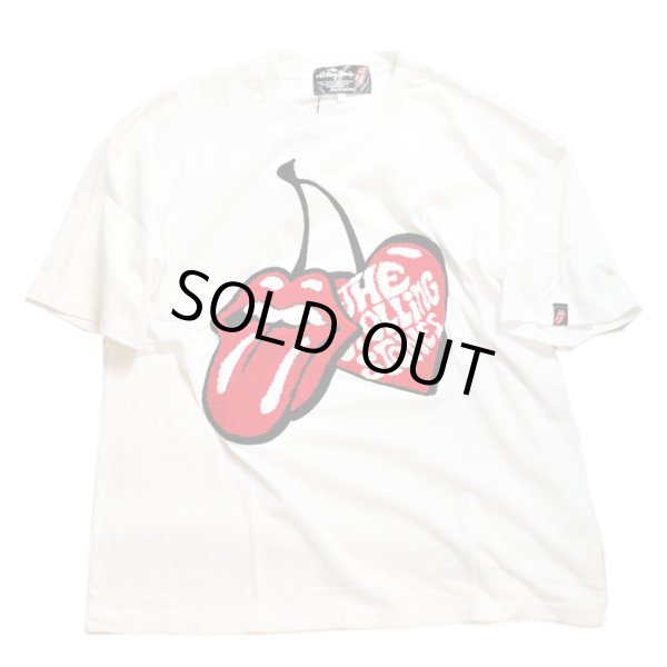 ローリングストーンズ　花火　限定Tシャツ　セット ストーンズ花火 Tシャツ(モノクロ)ホワイト XL/ROLLING STONES